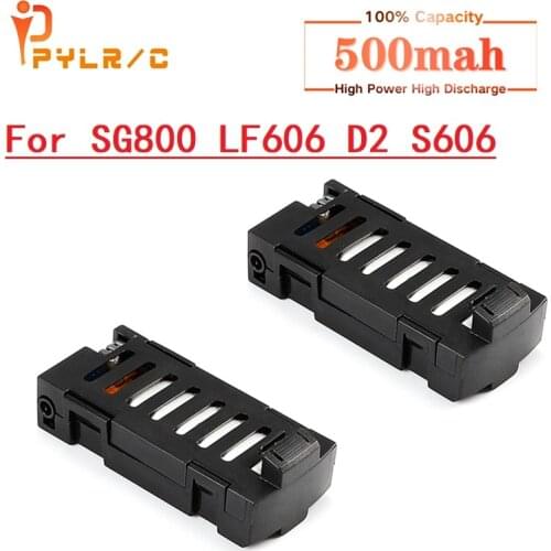 LF606 SG800 D2 JD-16 S606 M9 M11 Drone Components Accessories 3.7v batteries Rc Quadcopter Spare Parts 3.7v 500mAh LiPo battery