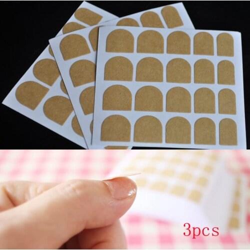 2020 3pcs Fashion easy to use stickers double-sided stickers False nails glue Tape Clear