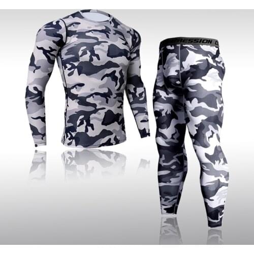 Mens Warm Fitness Clothing Suit Tight-Fitting Sports Leggings Cycling Jerseys Running Training Leisure Windproof Sportswear
