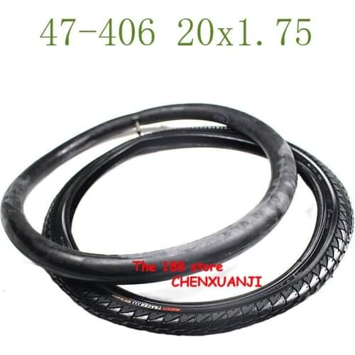 China New styleElectric bicycle Tire 47-406 20x1.75 tubes 20Inch tyre for MTB Bikes