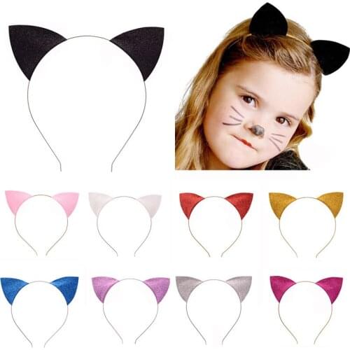 Kids Baby Girls Bebe Children Supreme Toddler Kids Baby Girl Cute Ear Head Hoop Headband Headwear Hair Accessories Photo Props