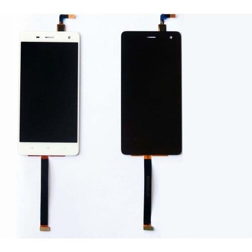 Original LCD Touch Screen for xiaomi 4 assembly WITH oleophobic coating digitizer support 10 touch points-White