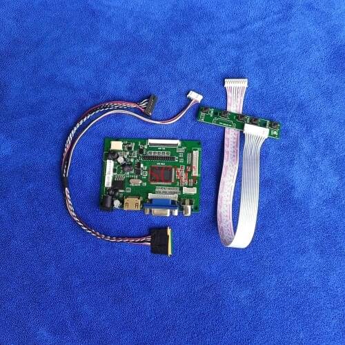 Fit LTN156AT23/LTN156AT24/LTN156AT26 1366*768 DIY Kit LCD screen drive board laptop 40-Pin LVDS HDMI-compatible VGA AV 60Hz WLED