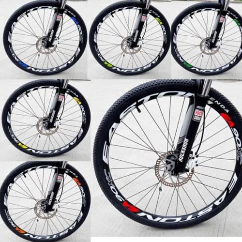 Multicolor MTB Bike Rims Wheel Reflective Stickers Decals Cycling Safe Protector Bicycle Accessories
