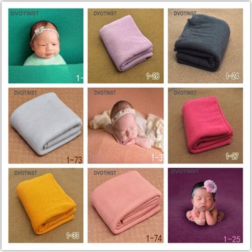 Dvotinst Baby Newborn Photography Props Soft Knit Background Blanket Backdrop Mat Fotografia Accessory Studio Shoots Photo Props