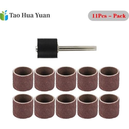 100 Grits Sanding Ring Grinding Head Polisher Essential Supplies Sand Circle Manicure Tool Power Tool Accessories Abrasives Set