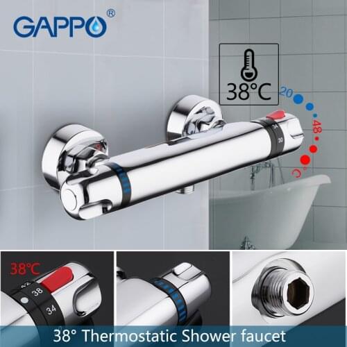 GAPPO thermostatic shower faucet Shower Faucets bathroom bathtub faucet bath shower mixer with thermostat set chrome faucet