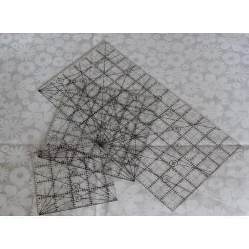 3sizes available1 pcs Patchwork ruler cutting ruler patchwork cutting necessary * 6-foot-12 inches to 4.5 inches to 6 inches