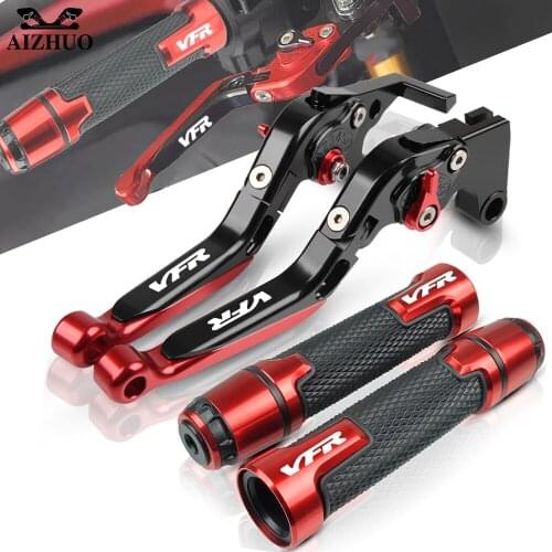 Extendable Adjustable Brake Clutch Lever Aluminum Motorcycle Handle Grips Handle Bar For Honda VFR800 VFR 800 1998 1999-2001