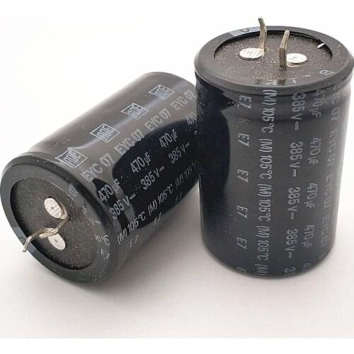 1pcs Original ROE EYC07 series 385V470uF tonic high voltage fever filter electrolytic capacitor 385V 470uF