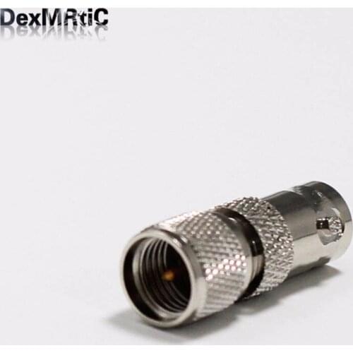 1pc UHF Male Plug switch BNC Female Jack RF Coax Adapter convertor Straight Nickelplated NEW wholesale