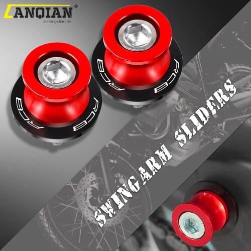 10MM Motorcycle Accessories CNC Aluminum Swingarm Spools Slider Stand Screw For RC8 RC 8 2009 2010 2011 2012 2013 2014 2015 2016