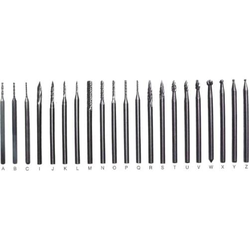 2.35mm Dental Tungsten Steel Burs Set Inverted Cone for High Speed Handpiece