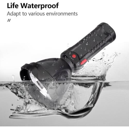 3 Modes LED Flashlight Waterproof Torch Camping Light Super Bright Outdoor Emergency Lamp USB Charging Working Light Lantern