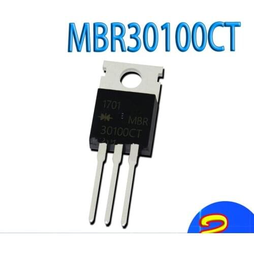 50pcs/LOT MBR30100CT MBR30100 30A/100V TO220 In Stock Best quality