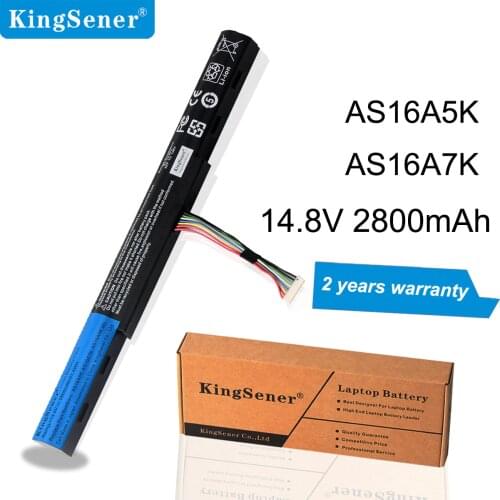 KingSener AS16A5K AS16A7K AS16A8K Laptop Battery for Acer Aspire E15 E5-475G E5-575G E5-575T E5-575TG E5-774 E5-774G E5-575