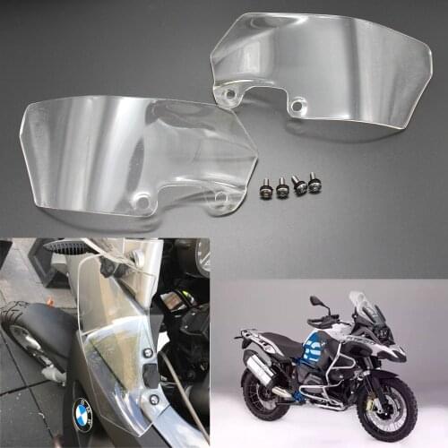 Motorcycle 4.5mm Windshield WindScreen Ventilation plate side panels For BMW R1200GS 2004 2005 2006 2007 2008 2009 2010 - 2012