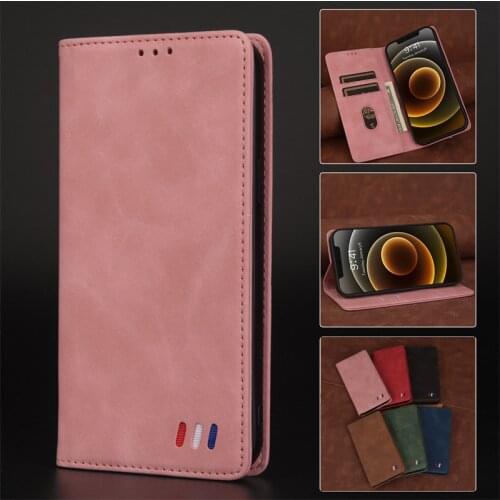 Flip Leather Case For Samsung Galaxy S20 S21 FE S10 S9 S8 Plus S7 Note 20 Ultra Magnetic Wallet Stand Card Slot Capa Etui Hoesje