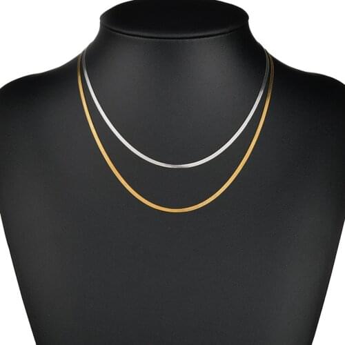 Razor Blade Chain Choker Necklace Stainless Steel Necklace Silver Color For Men And Women Patry Jewelry 1 Piece