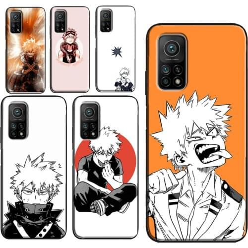 Bakugo Boku no My Hero Academia For Xiaomi Mi 10T Pro Mi Note 10 Lite Mi 11 Ultra Phone Case For POCO F3 F1 F2 M3 X3 Pro