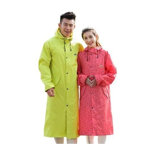Long urban outdoor windbreaker raincoat men and women electric car poncho