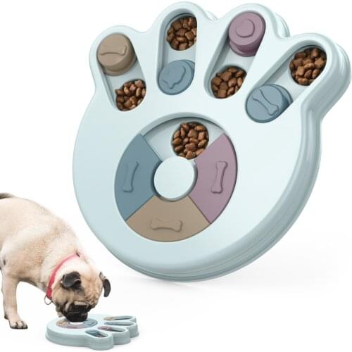Dog Puzzle Toys,Interactive Puzzle Game Dog Toys,Slow Feeder Food Dispenser Dog Treat Puzzle Toys for Puppy,12 Holes for Snacks