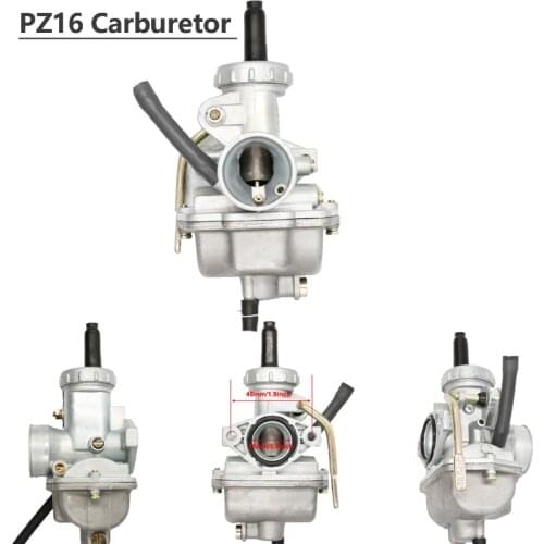 PZ16 Carburetor Carb for 50cc 70cc 90cc Motorcycle ATV Dirt Bike Pit Quad Go Kart Buggy Dropshipping