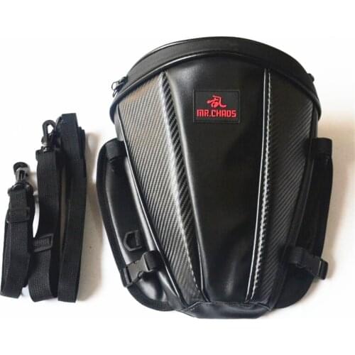 Motorcycle Bags Luggage Moto Bike Sports Waterproof Back Pack Seat Carry Tail Bag Storage Leather Saddlebag for Motorbike Tool