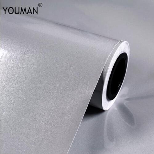 Wallpapers youman 10M New Pearlescent DIY Decor Film Renovation Sticker Wardrobe Kitchen Cabinets PVC Waterproof Self Adhesive
