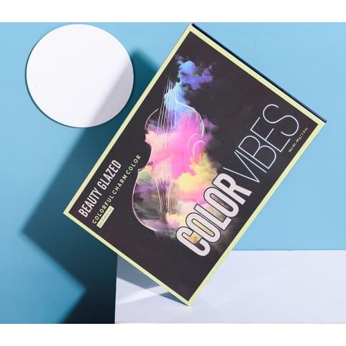 Hot Sale Beauty Glazed Color Vibes 40 Color Eye Shadow Palette Glitter Pearlescent Waterproof Makeup Palette Shimmer Eyeshadow