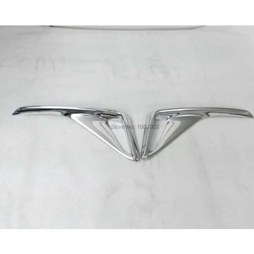 Fit For Toyota C-HR CHR 2016 2017 ABS Chrome Rear Fog Light Lamp Cover Trim Exterior Decorate 2PCS