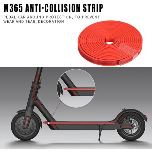 Electric Scooter Anti-collision Protection Strip For Xiaomi M365 Skateboard Body Bumper Scratchproof Scratch Resistant Strip
