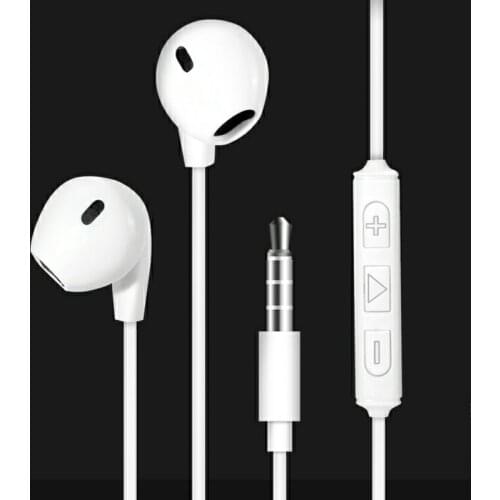 Wired Earphone In Ear Headset With Mic Stereo Bass Sound 3.5mm Jack Earphone Earbuds Earpiece For iPhone Samsung Xiaomi 50 pcs