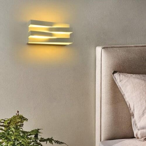 Modern Minimalist LED Creative Decoration Interior Wall Lamp Corridor Staircase Lighting Acrylic Wall Mounted Aluminum