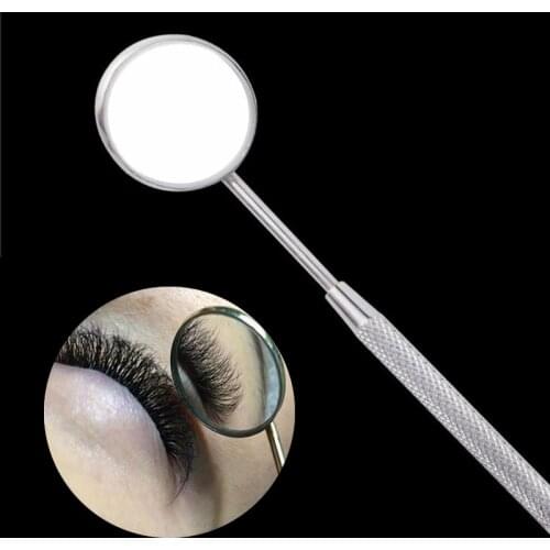 1 pcs stainless steel eyelash extension mirror lash mirror