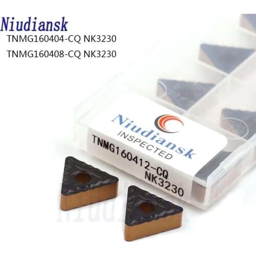 10Pcs TNMG160404 CQ NK3230 TNMG160408 CQ NK3230 100% Original Carbide Insert CNC Lathe Tool Turning Cutting Inserts Steel Tools