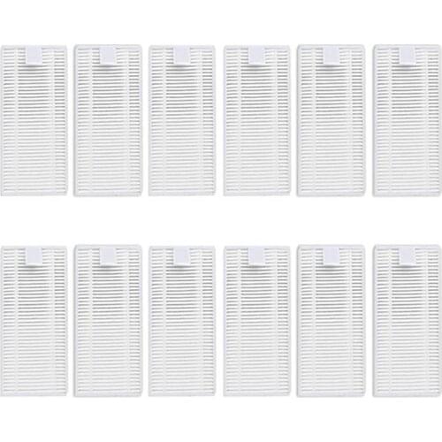 12Pcs Hepa Filter for Cecotec Conga 4090 Robot Vacuum Cleaner Accessories for Conga 5090 Replacement Parts
