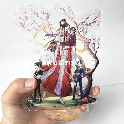 16cm Anime Tian Guan Ci Fu Hua Cheng Xie Lian Ling Wen Acrylic Stand Figure Model Toy Desktop Decor Cartoon Collection Cosplay