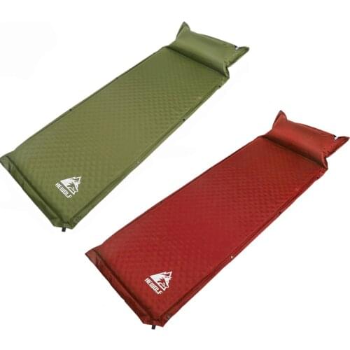 2Pcs/1lot! HEWOLF Outdoor 188*65*5cm Single Automatic Inflatable Cushion Pad Thickening Inflatable Bed Mattress Outdoor Mats