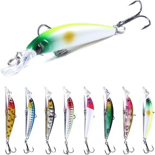 4g 7cm Minnow Fishing Lures Crankbaits Hard Bait Fish Wobblers Pike Carp Tackle Pesca