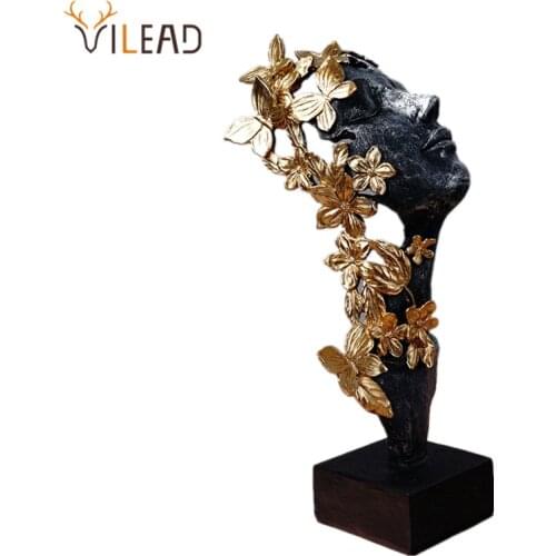 VILEAD Abstract People Statues Resin Modern Art Home Decoration Accessories Sculpture Room Hotel Bar Bedroom Interior Decor Gift