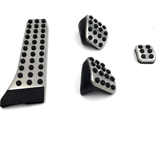 Car Pedals Cap Foot Rest Cover Accelerator Throttle Brake Rest Area Clutch For Mercedes-Benz C-Class E-Class GLK GLC S SL CLS