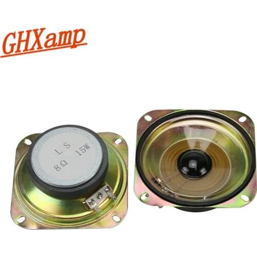 GHXAMP 4 INCH Car Tweeter Speaker Waterproof Speaker 8OHM 15W TREBLE Square High frequency loudspeakers For Car Whistle 1Pairs