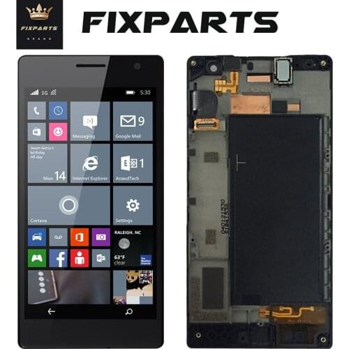 Original Display For NOKIA Lumia 735 LCD Screen Replacement Dispplay for Nokia Lumia 730 LCD with Touch Frame Dual SIM RM-1038