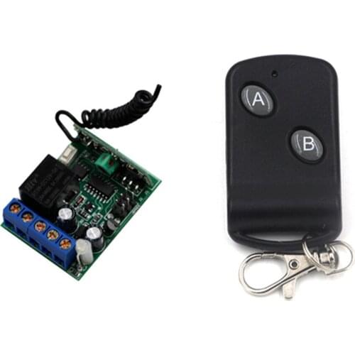 Hot Radio Remote Switch DC12V Time Delay Adjustable RF Wireless Controller Power ON OFF Remote Receiver with Extended Time Mode