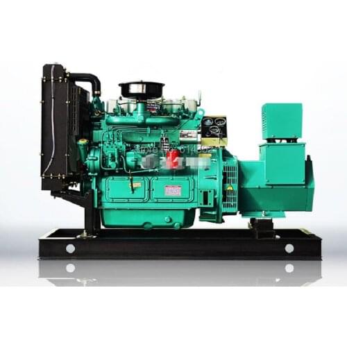 China weifang 3 phase diesel genset 24KW diesel generator with ZH4100D diesel engine and brushless alternator and base fuel tank