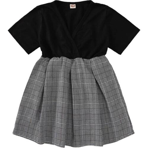 Summer Toddler Kids Girls Dress Cotton Casual Clothes for Kids