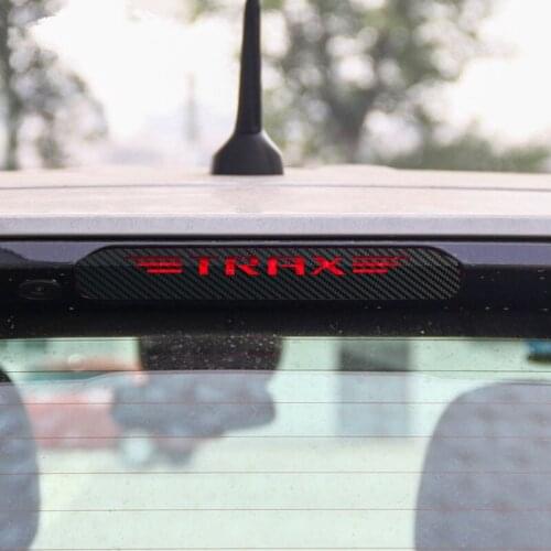 Carbon Fiber Stickers And Decals High Mounted Stop Brake Lamp Light Car Styling for Chevrolet TRAX car accessories interior