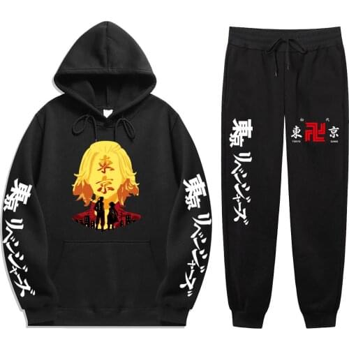 Tokyo Revengers 2021 NEW Autumn And Winter New Products mens and womens hoodie + sweatpants suit fashion street Suit Set