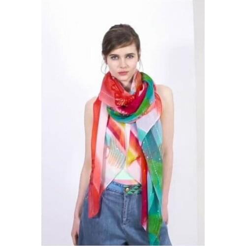 Wholesale price 2021 Womens Beach scarf designed by Spanish brand DESIGUAL （10